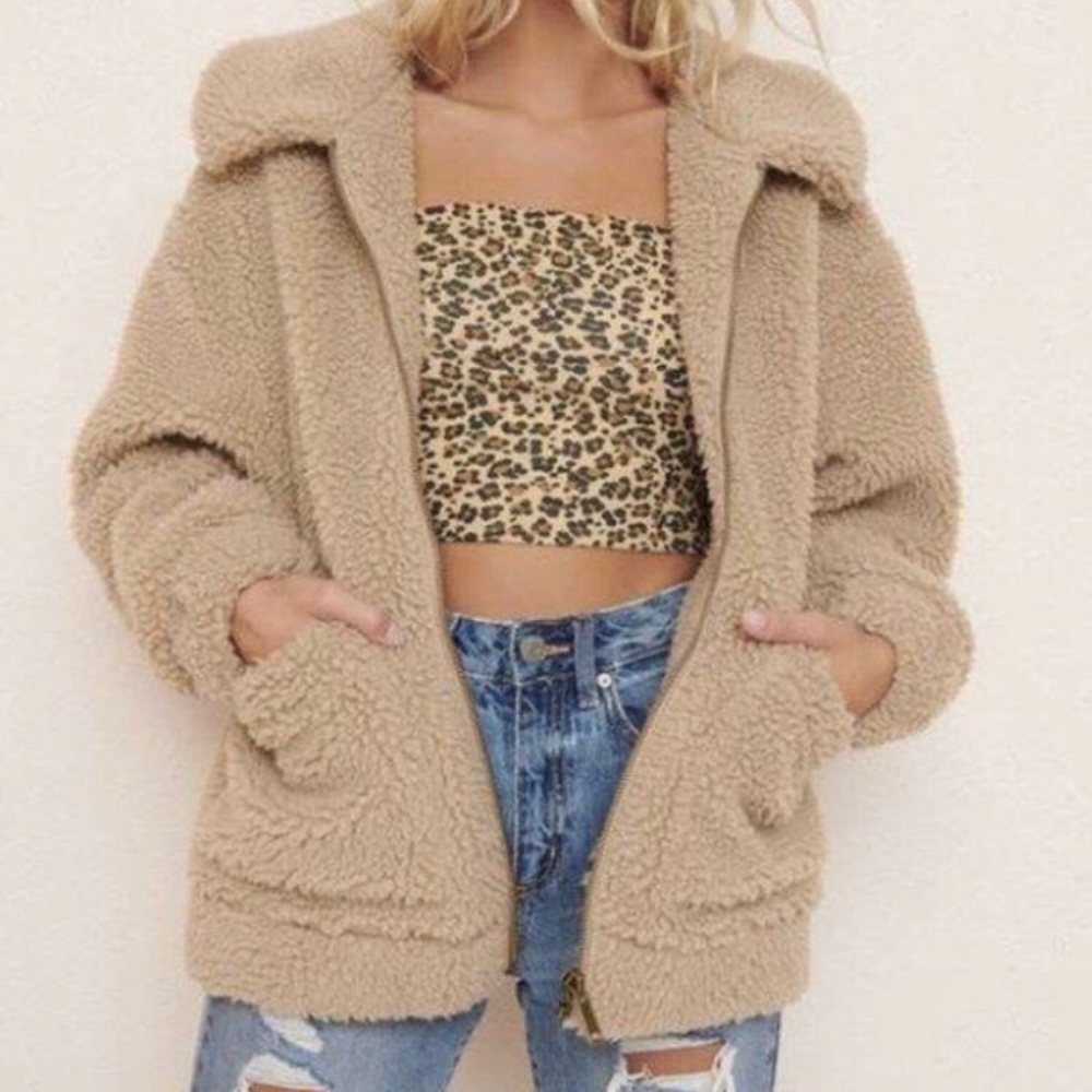 Teddy bear /Sherpa coat